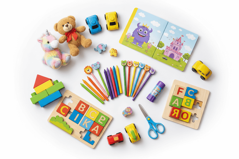 Stationery, Toys, Arts and Craft