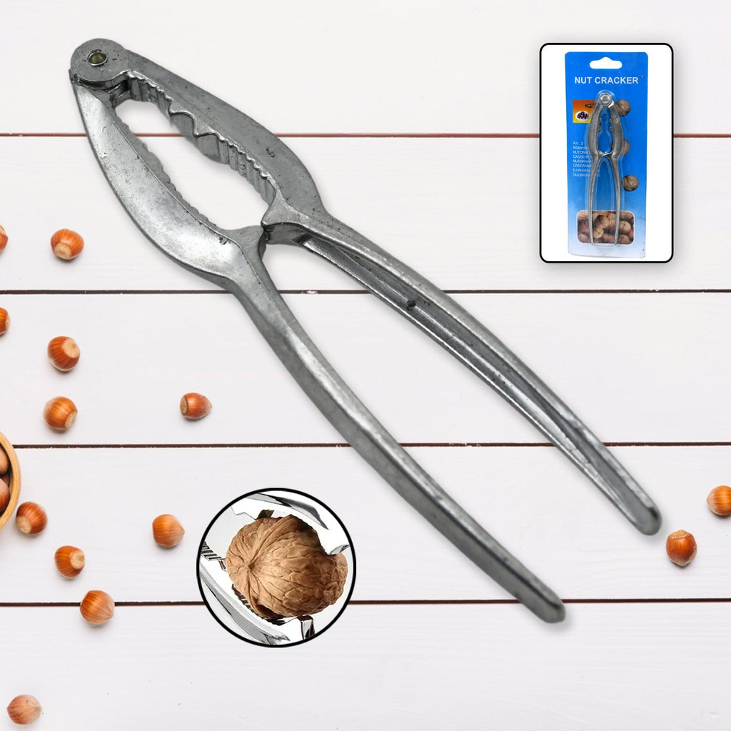Luxury Stainless Walnut Cracker – Portable Nut Cutter & Pliers