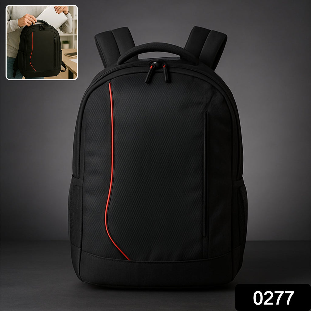 Black Waterproof Laptop Shoulder Bag 