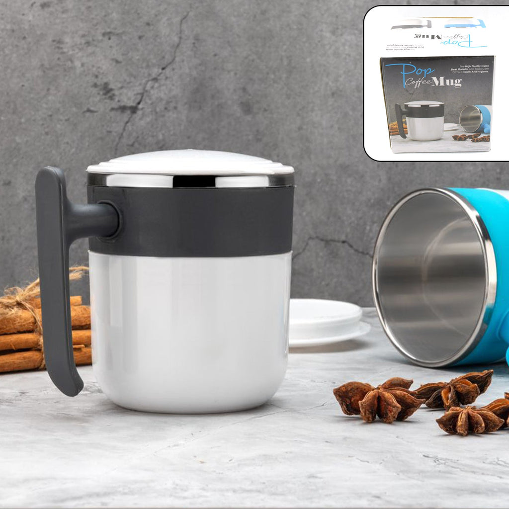 Stainless Steel Insulated Coffee/Tea Mug with Lid
