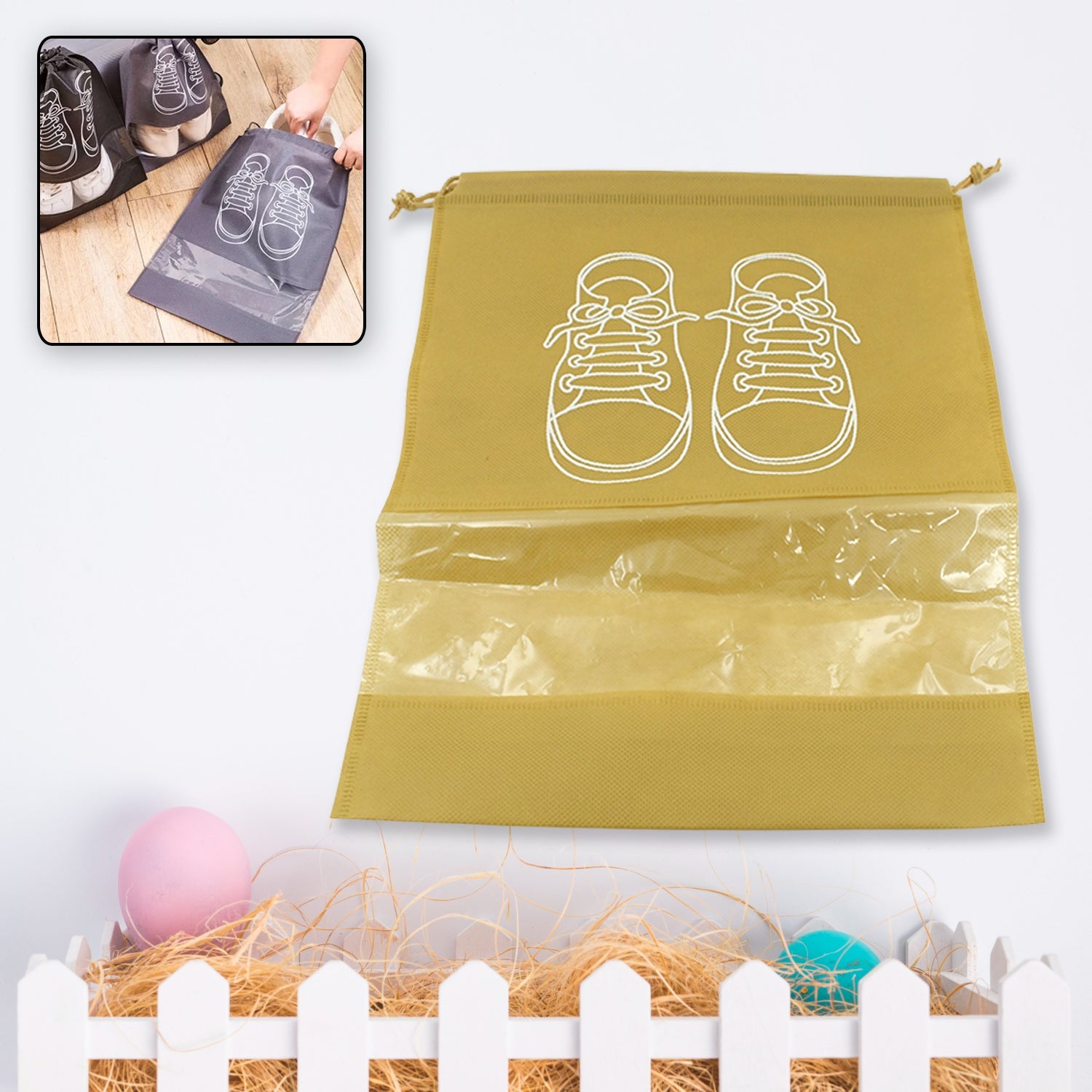 Beach Bag Shoes Storage