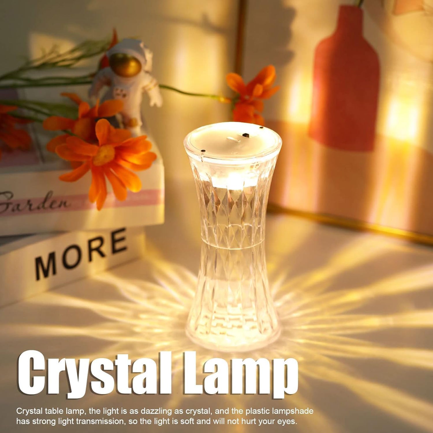 Crystal Night Light Lamp