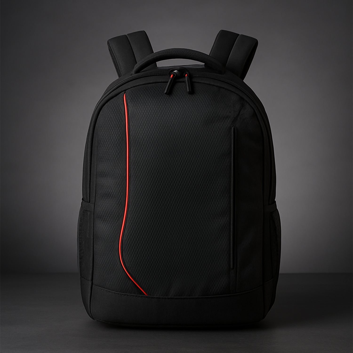 Black Waterproof Laptop Shoulder Bag 