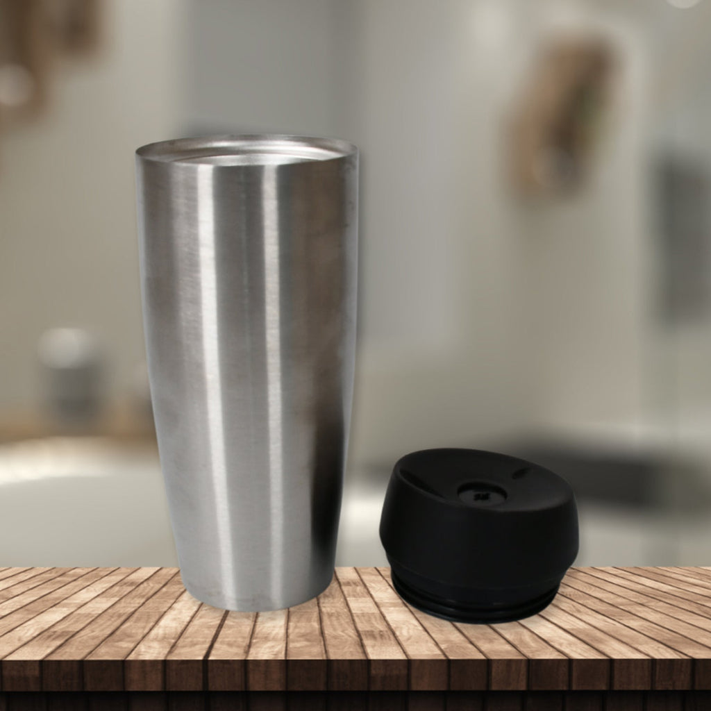 Stainless Steel Vacuum Insulated Coffee Cups Double Walled Travel Mug, Car Coffee Mug with Leak Proof Lid Reusable Thermal Cup for Hot Cold Drinks Coffee, Tea, Tumbler (850ML Approx)