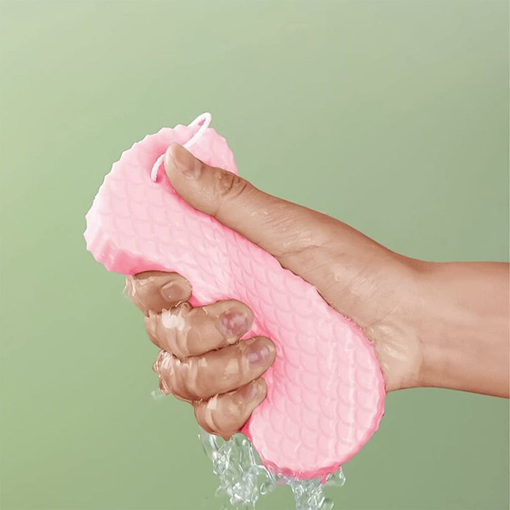 Ultra Soft Exfoliating Sponge | Dead Skin Remover Sponge For Body | Face Scrubber for Women and Men