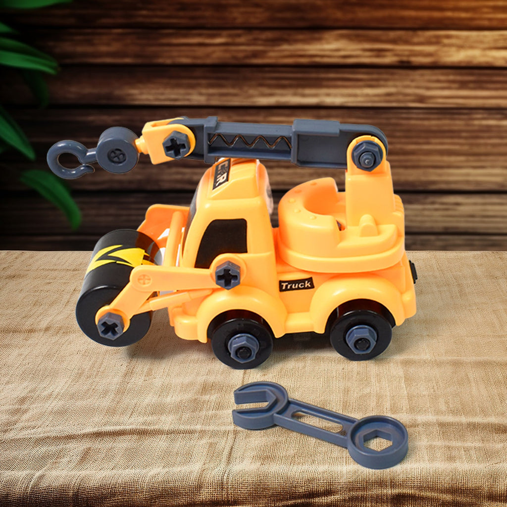 Engineering Vehicles Nut Assembly Toy – DIY Vehicle Model Set for Kids, Simulation Car Construction Toy (2 Pc Set)