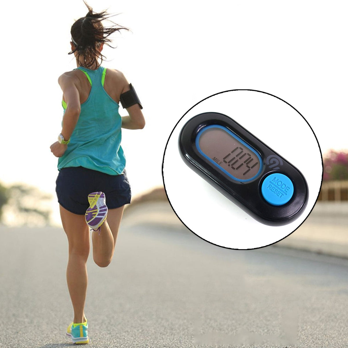 Digital Step2 Digital Step & Distance Pedometer with LCD Display (1 Pc) – SALEOMAX