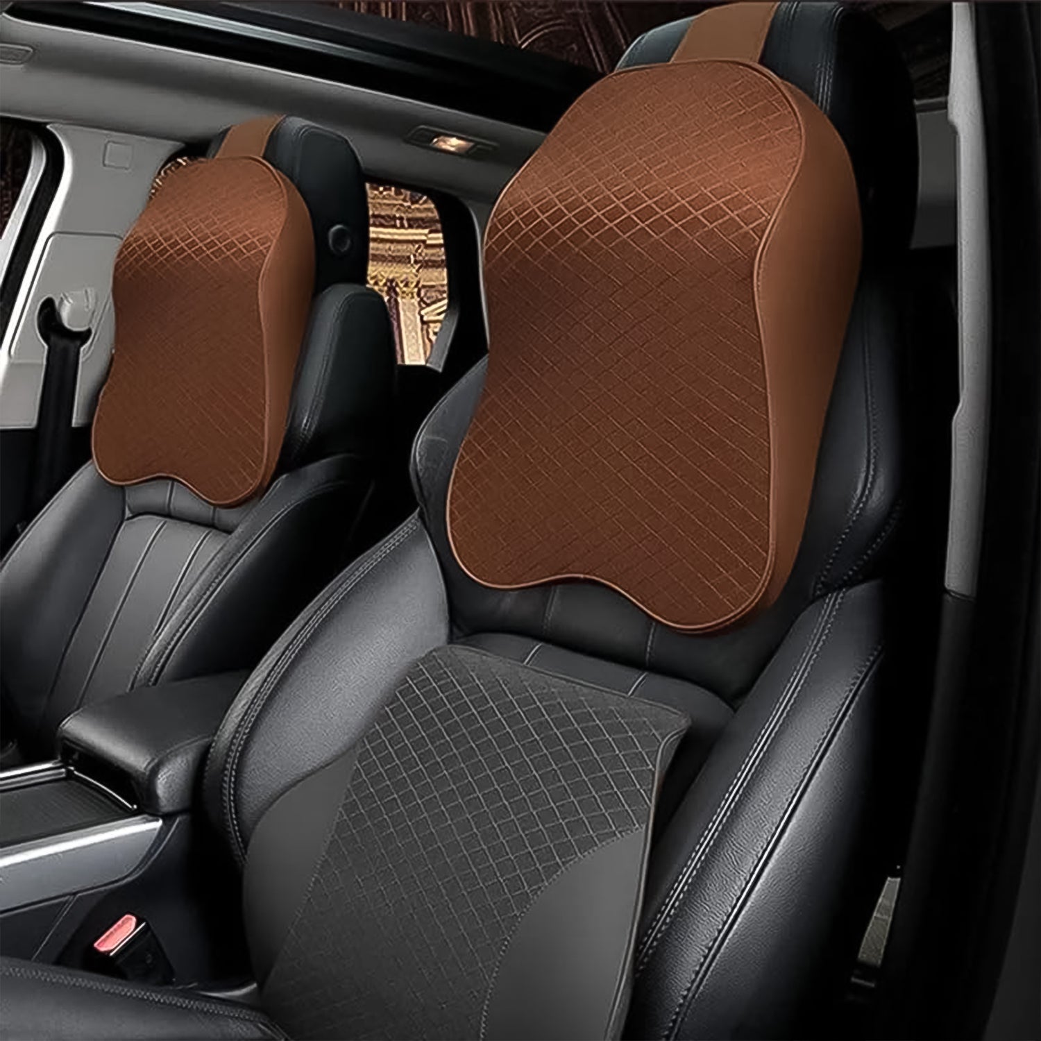 Say Goodbye to Neck Pain: Memory Foam Car Neck Pillow for Drivers (1 Pc, Mix Color)