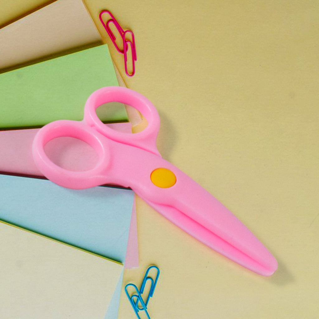 Child-Safe Plastic Scissors Set for Toddlers