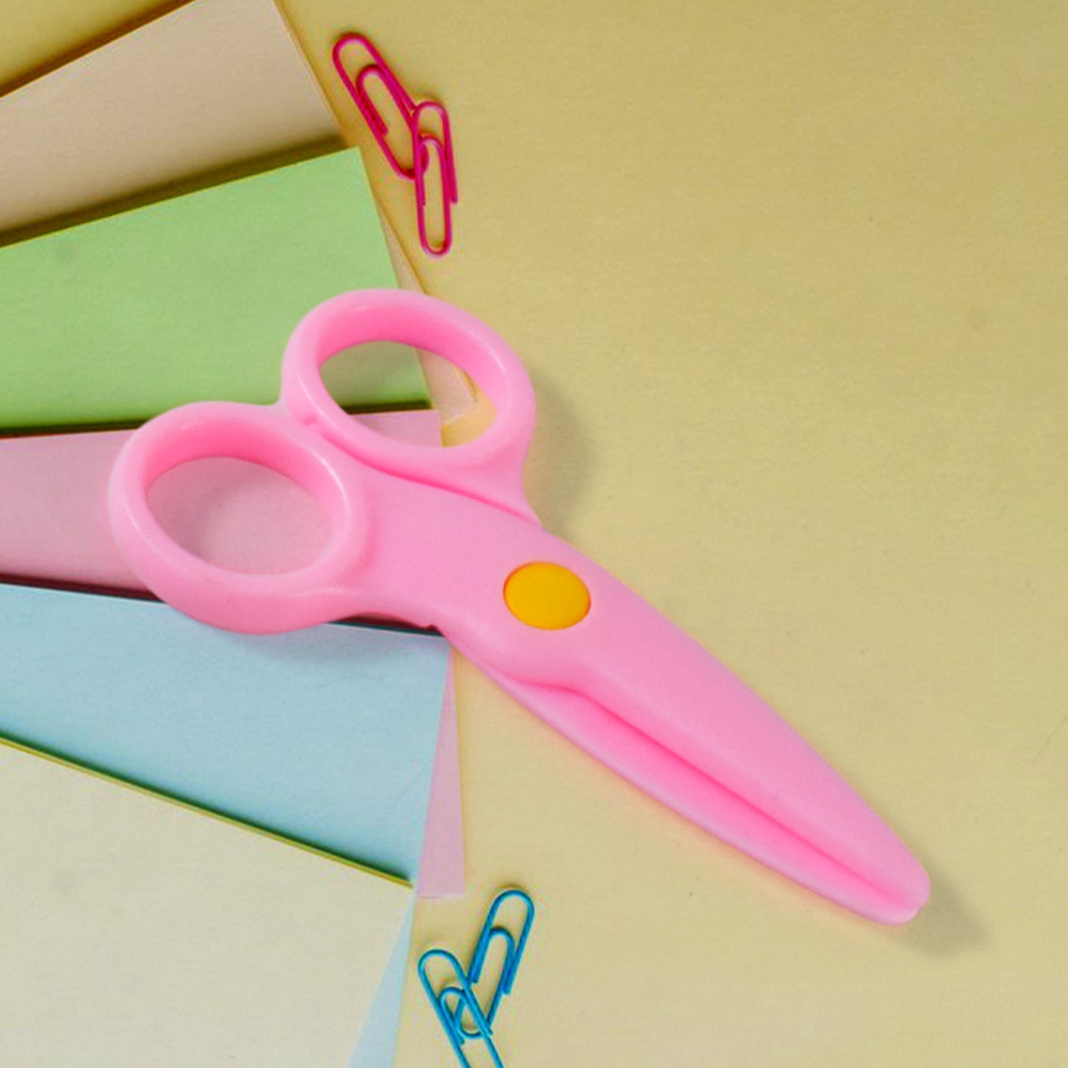 Child-Safe Plastic Scissors Set for Toddlers