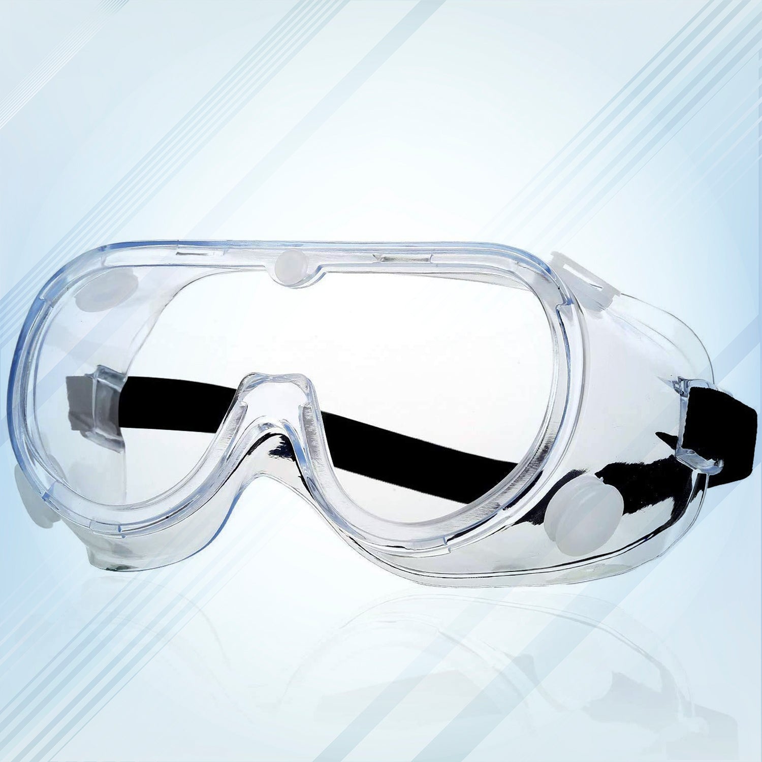 Safety Goggles designed for protection against dust and droplets in classroom, home, and workplace environments.