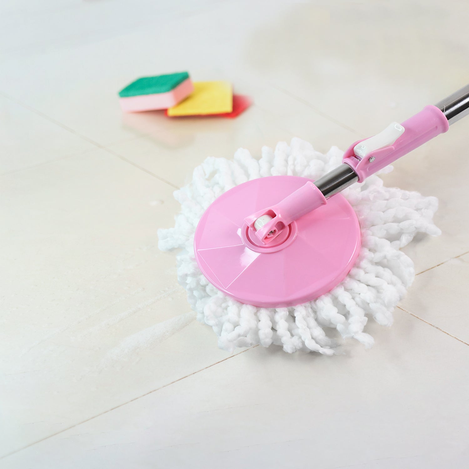 Stainless Steel 360 Degree Rotating Microfiber Mop