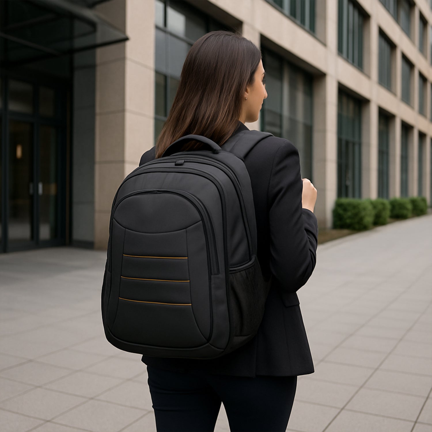 Laptop Bag Lightweight Water-Resistant with Pockets & Adjustable Strap