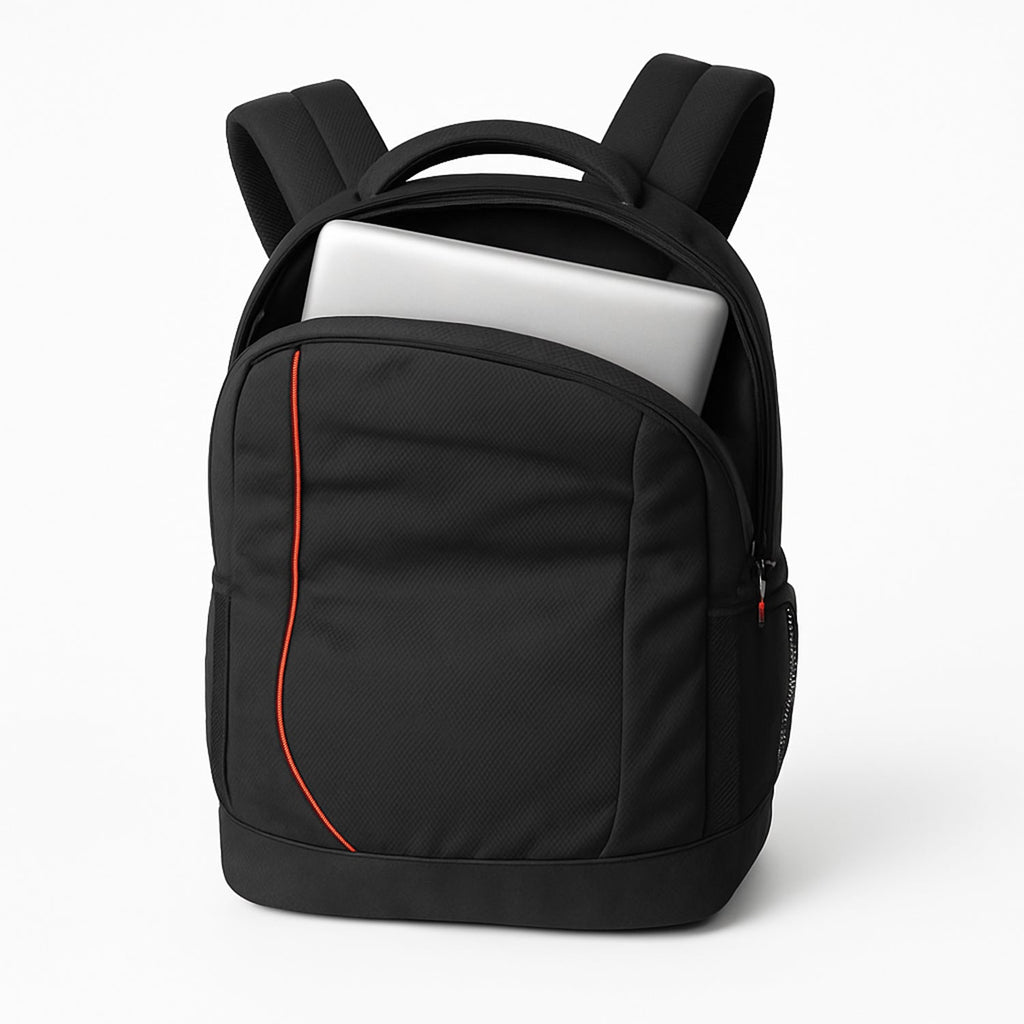 Black Waterproof Laptop Shoulder Bag 