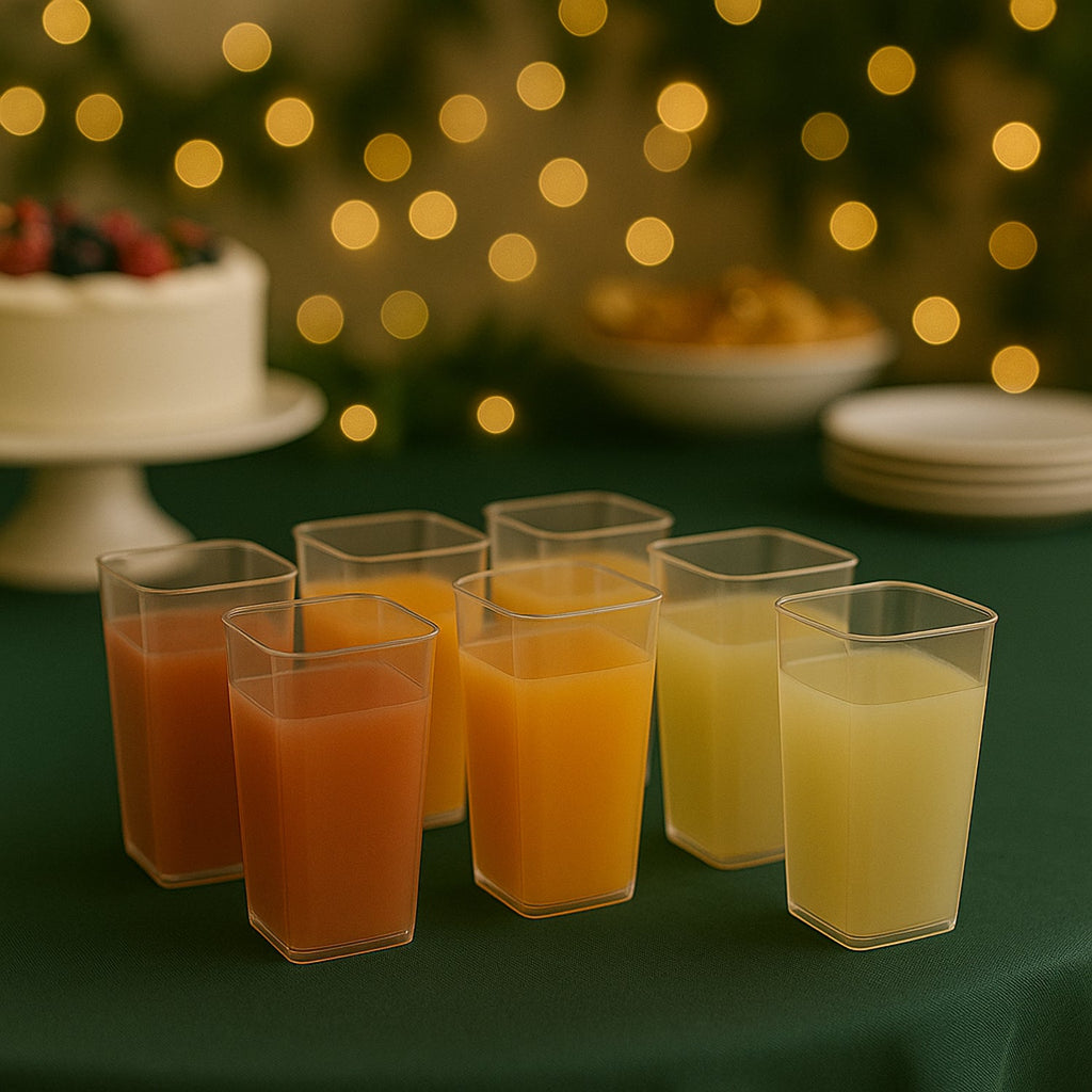 Unbreakable Stylish Plastic Glass Set