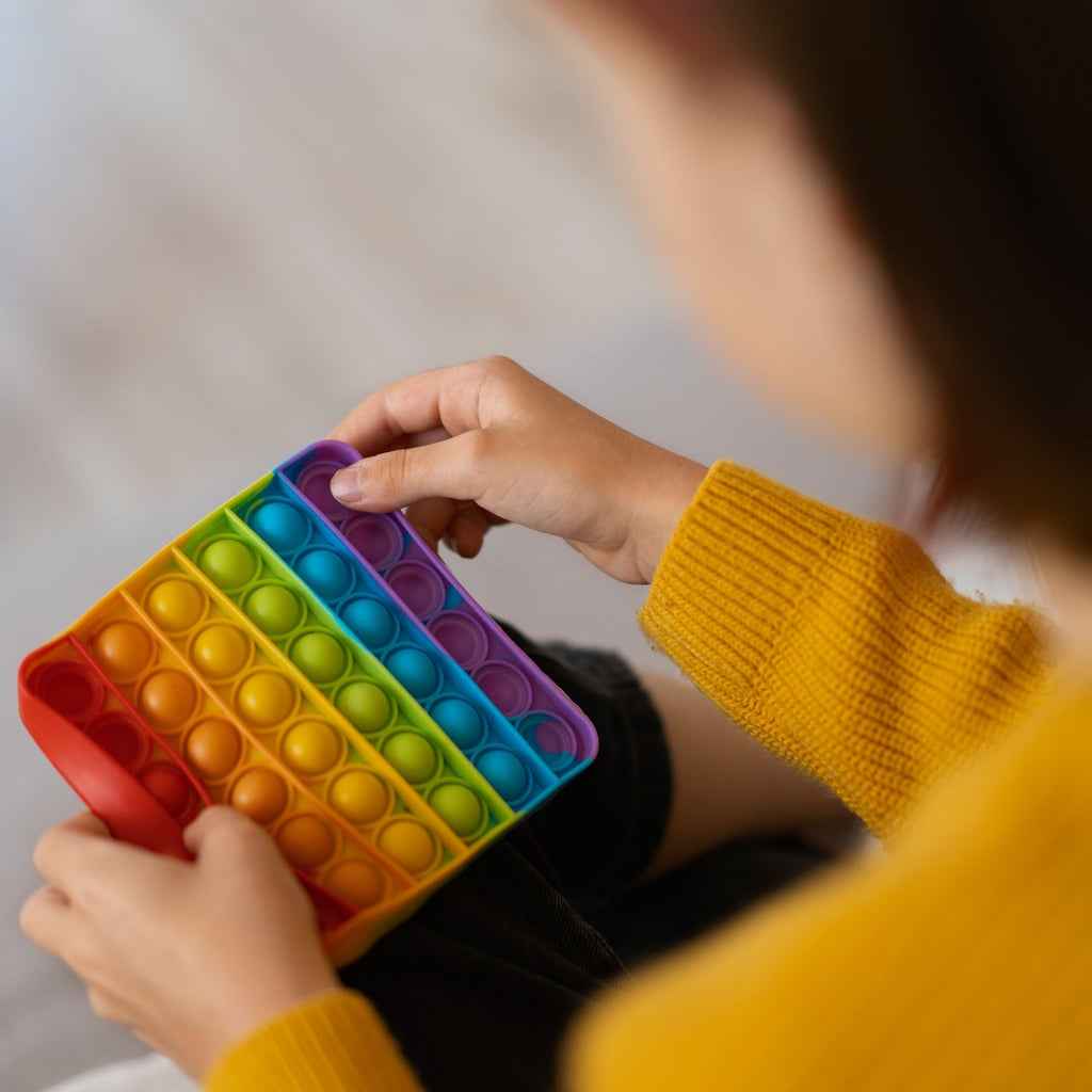 Stress relief square silicone toy 
