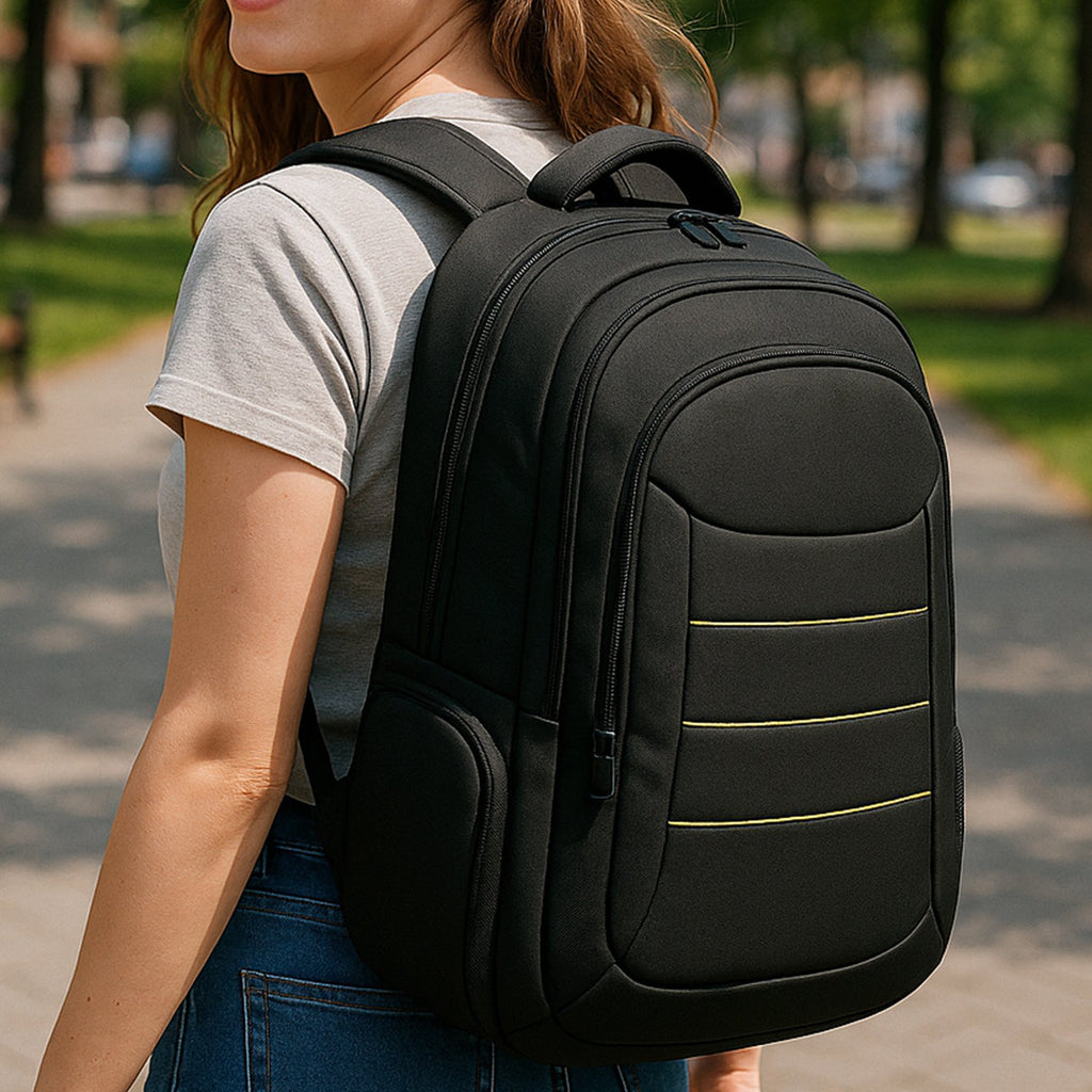Laptop Bag Lightweight Water-Resistant with Pockets & Adjustable Strap