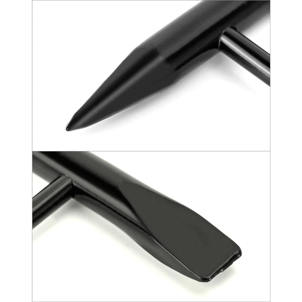Welding Slag Removal Hammer with Coil Spring Handle | Heavy Duty Chipping Tool for Slag & Spatter Cleaning (1 Pc)