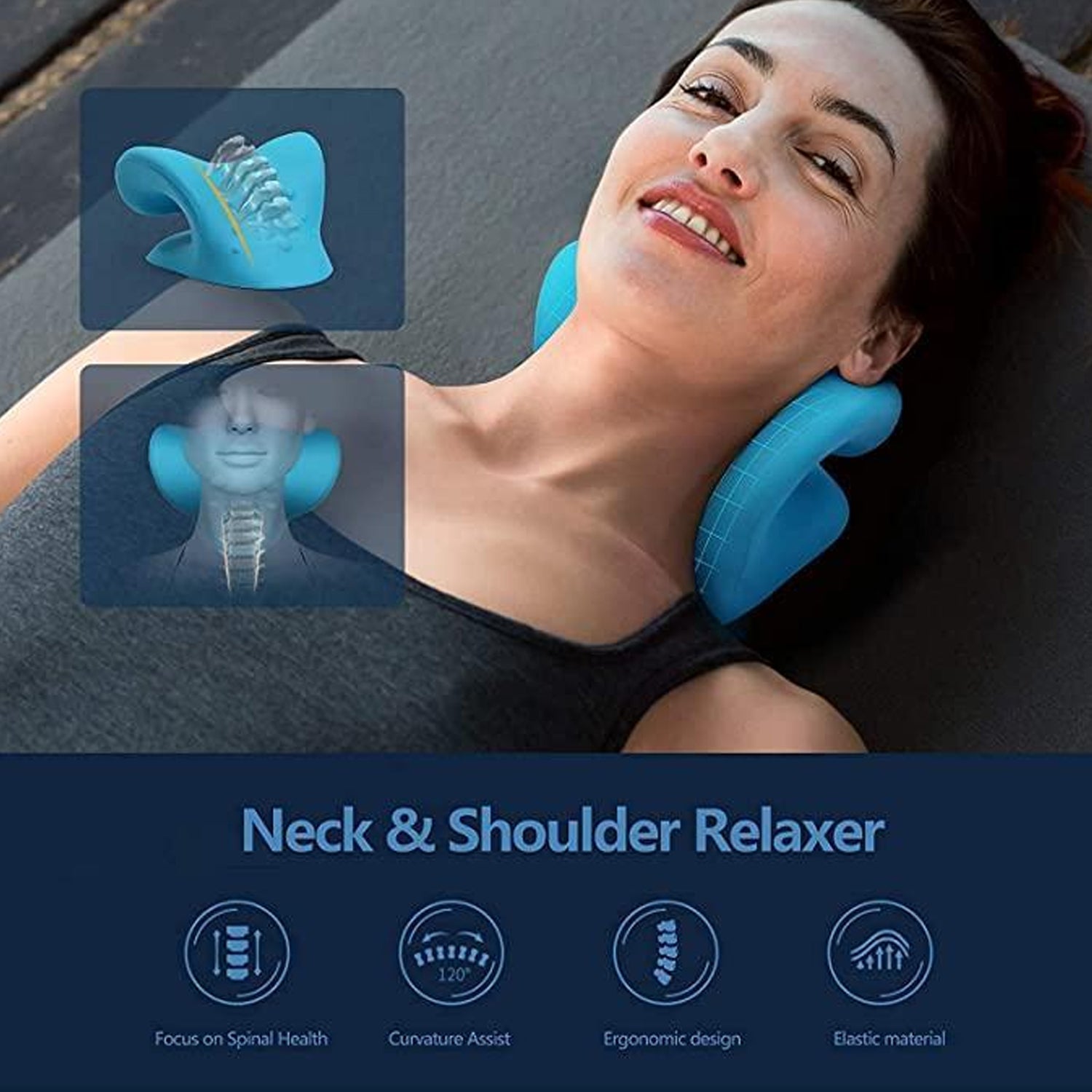 Chiropractic neck relaxer - Cervical pillow for neck