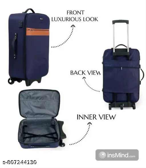 CLASSY VOYAGE Tractor Wheels Trolley Bag | 24”