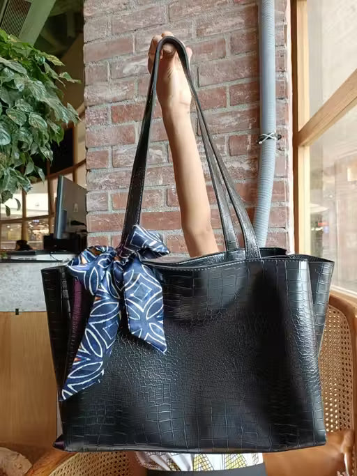 Croco Tote Handbag | Stylish Women’s Fashion Purse