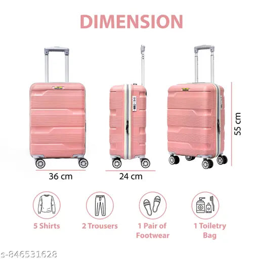 Durable Luggage Set of 2 | Cabin + Check‑In Suitcase