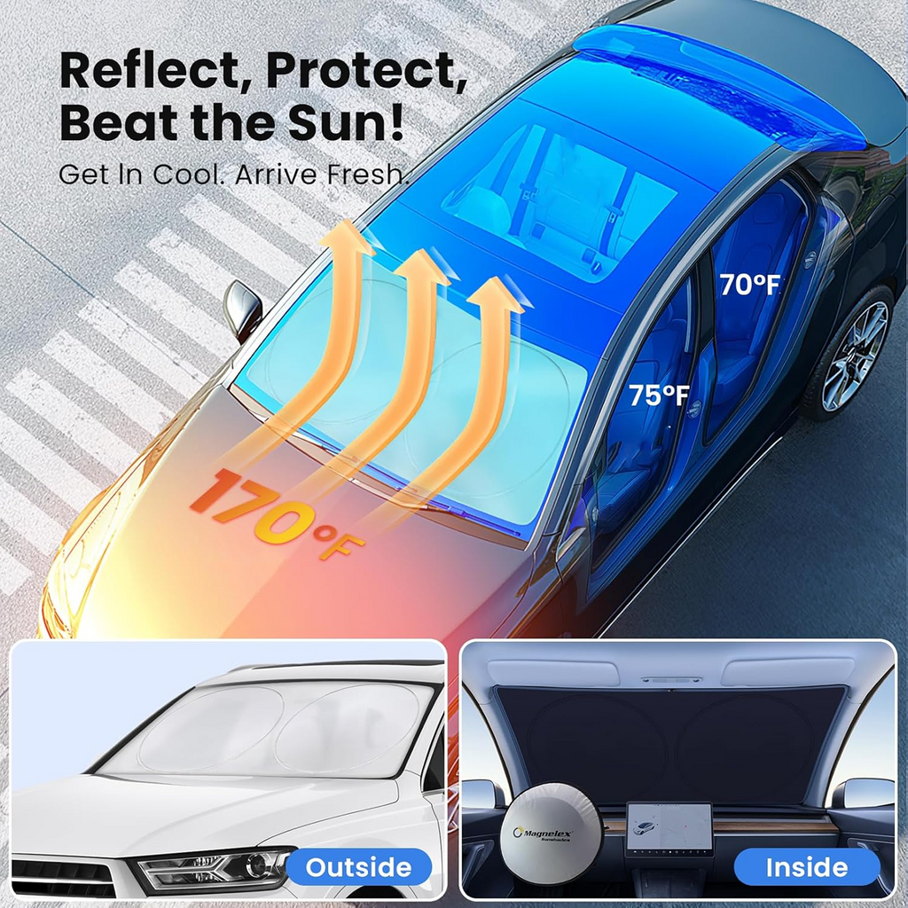 Foldable Sunshade for Car Windshield