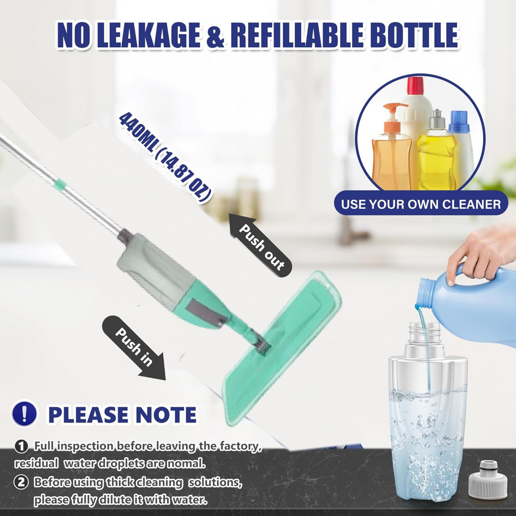 Cleaning 360 Healthy Spray Mop