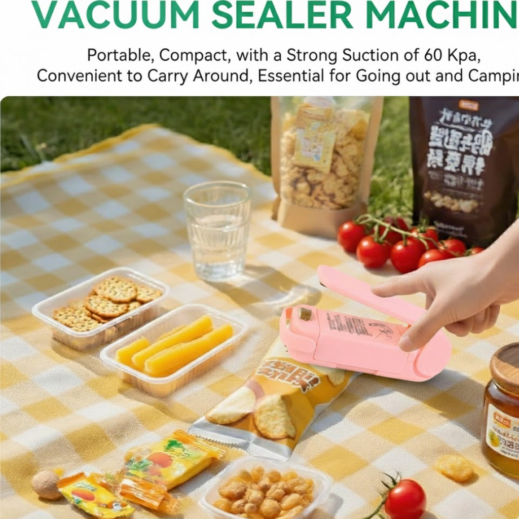 Mini Plastic Bag Sealer – Portable Heat Sealing Machine