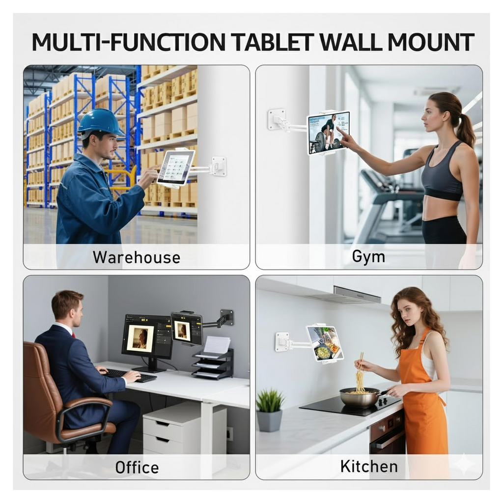 Slim Tablet Mobile Stand Adjustable Foldable Tablet Stand (1 Pc)