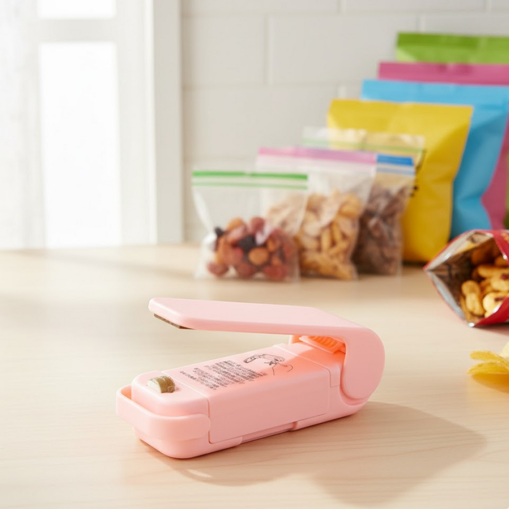 Mini Plastic Bag Sealer – Portable Heat Sealing Machine