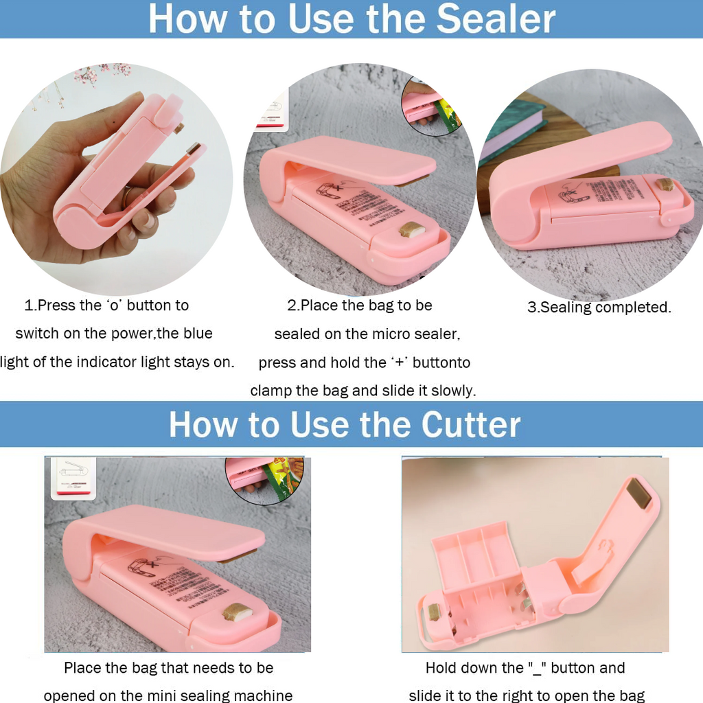 Mini Plastic Bag Sealer – Portable Heat Sealing Machine