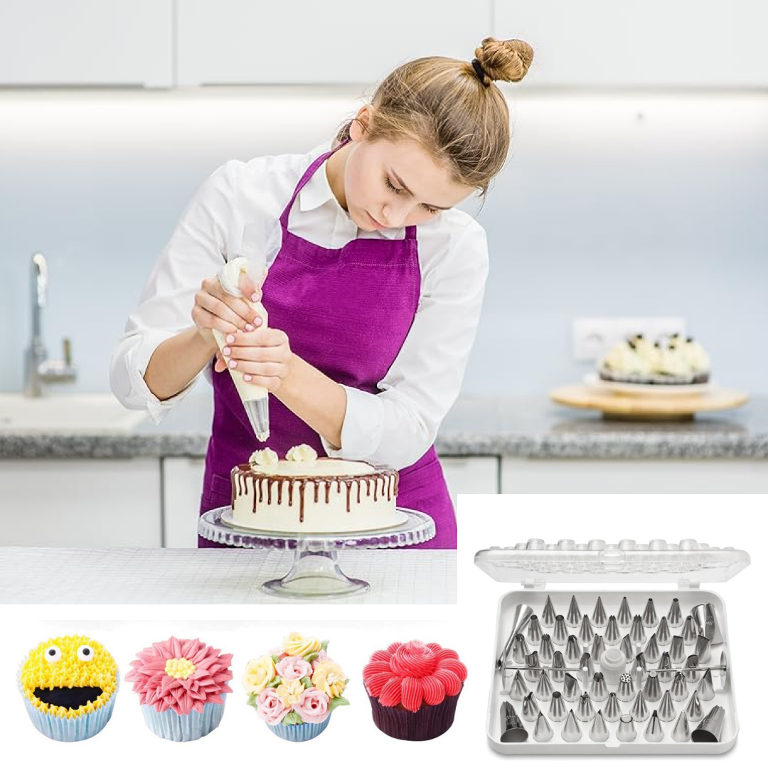 Cake Nozzle Set for Pastry Decorations