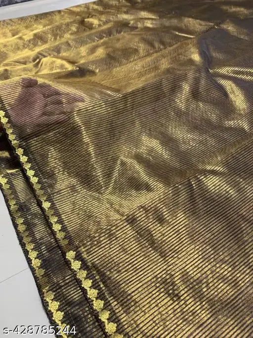 Celebrity Inspired Banarasi Tissue Soft Lightweight Saree