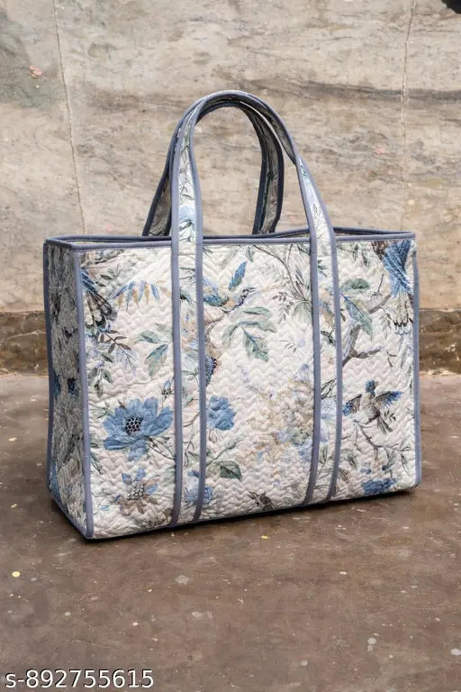 Women’s Cotton Tote Bag | Spacious Printed Shoulder Handbag
