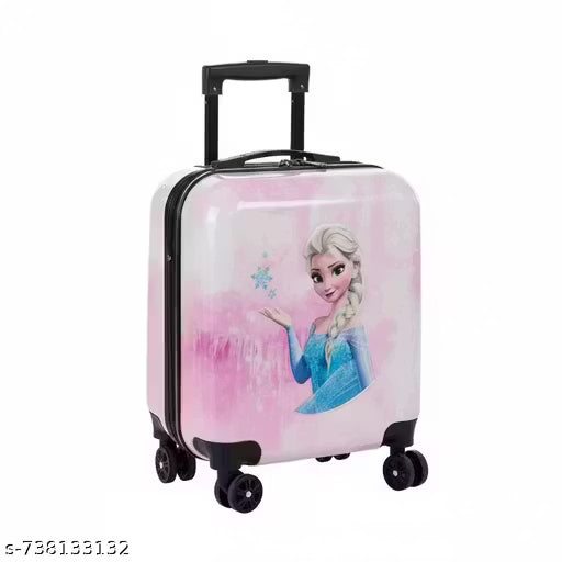 Cute Cartoon Elsa Kids Carry‑On Luggage | 20” ABS Hard Shell