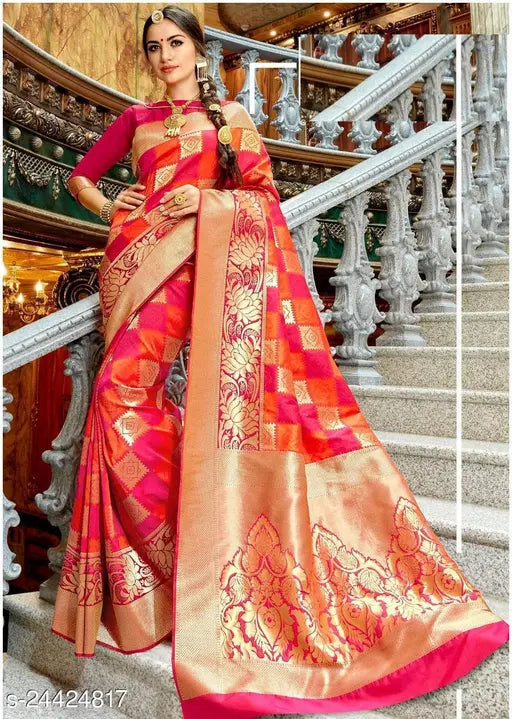 Myra Sensational Soft Silk Saree – Multicolor Kanjeevaram Saree