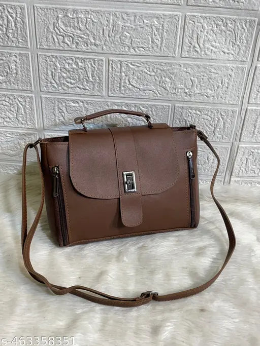 Women’s Stylish Casual Hobo Shoulder Bag | Brown Crossbody Handbag