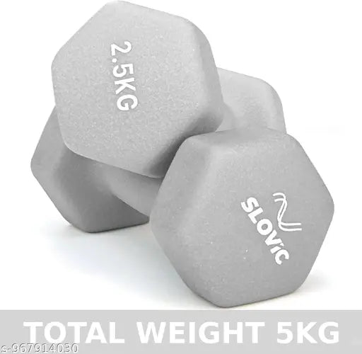 Neoprene Hex Dumbbell Set – 2.5kg Each (5kg Total)