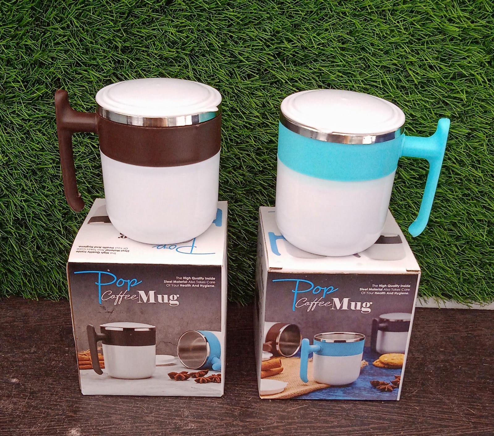 Stainless Steel Insulated Coffee/Tea Mug with Lid