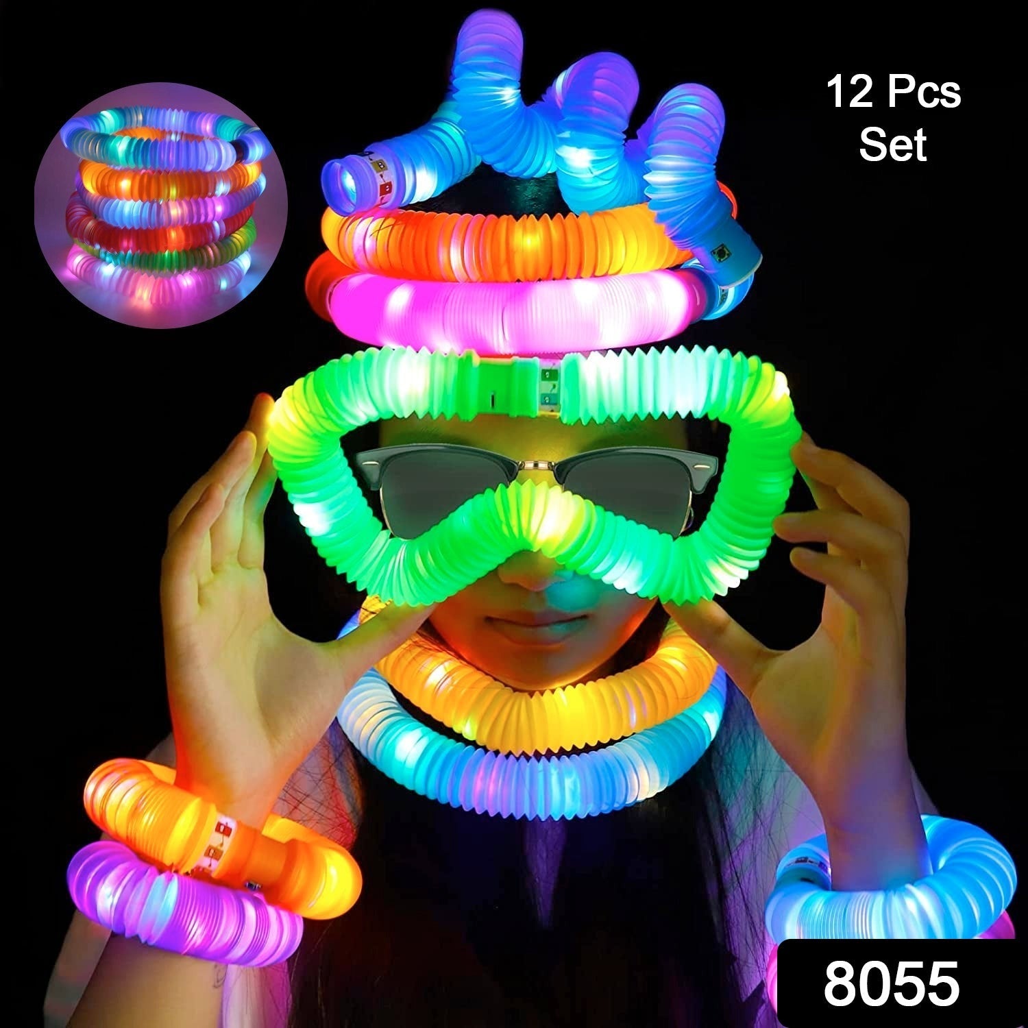 Colourful Sensory Fidget Toy Tubes