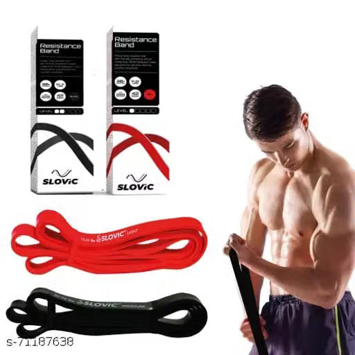 Fitness Resistance Band – 42‑inch Loop with Door Anchor