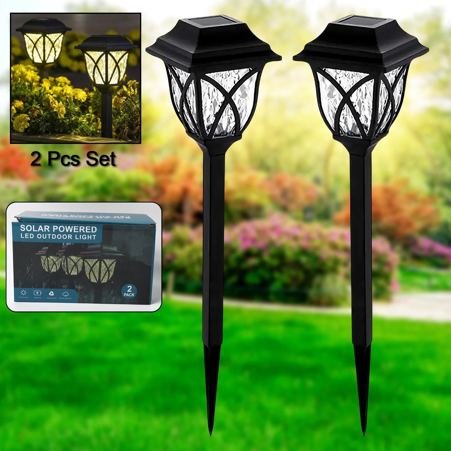 Solar Garden Lights LED