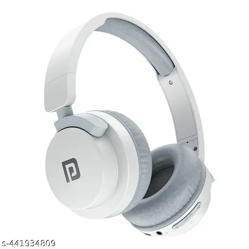Over‑Ear Bluetooth Headphones with 40H Playtime & Type‑C Charging – White
