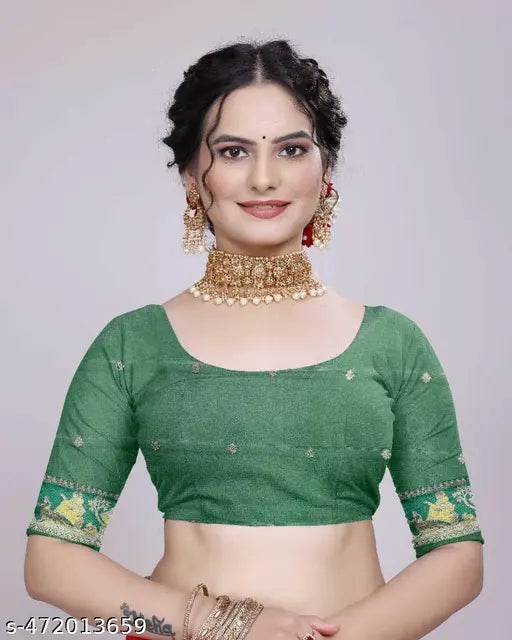 Woven Banarasi Silk Blend Saree