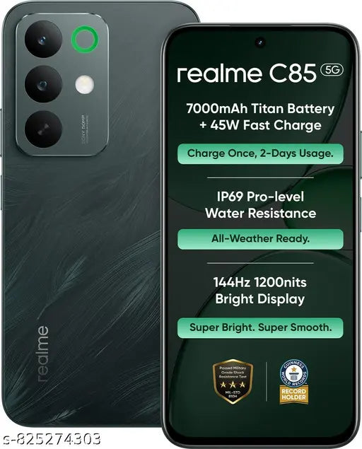 realme C85 5G Smartphone | 6GB RAM 128GB Storage