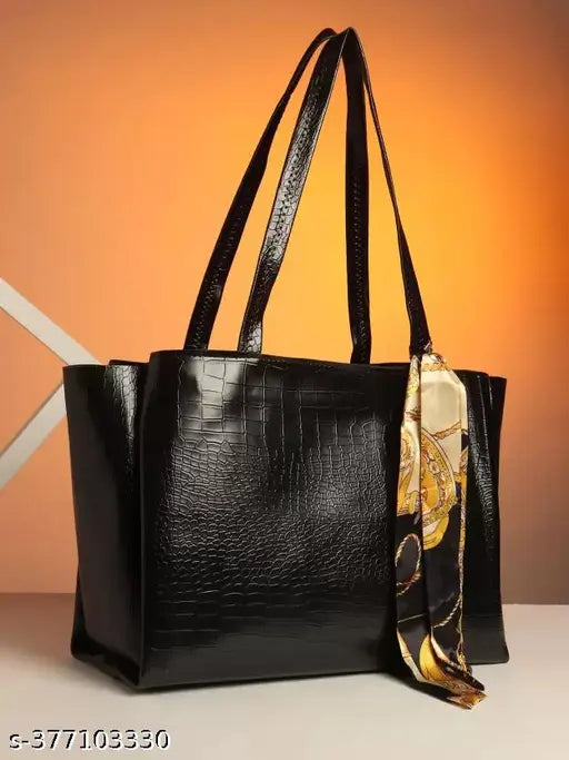 Croco Tote Handbag | Stylish Women’s Fashion Purse