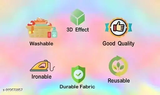 Onam Special Tilak Backdrop | 3D Decorative Festive Cloth for Pooja & Celebrations