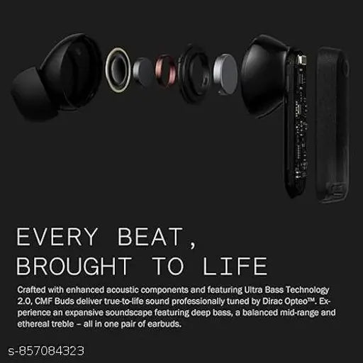 CMF Buds Wireless Headphones | 42dB ANC | Ultra Bass 2.0