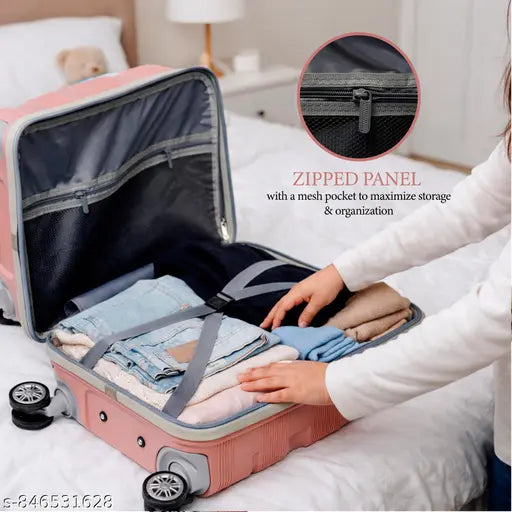 Durable Luggage Set of 2 | Cabin + Check‑In Suitcase